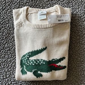 Lacoste sweater, boys size 16, NWT